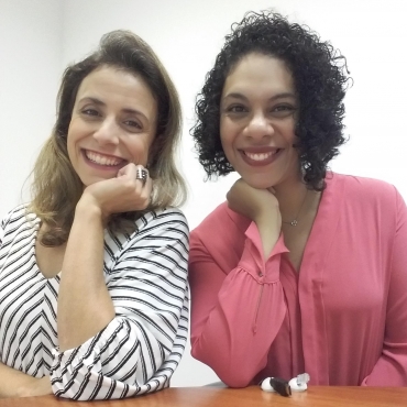 Diamani Caran e Pâmela Bulgarelli