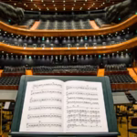 teatro pronto para harmonizae os ouvintes